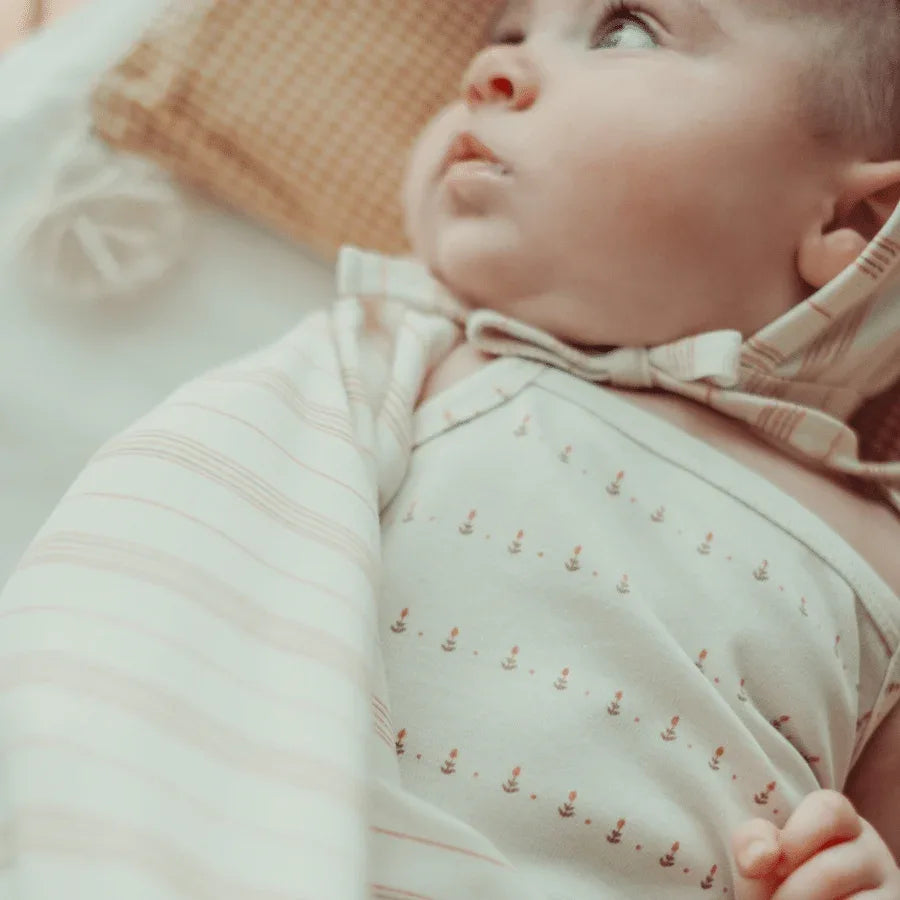 The Printed Blanket - Mist Stripe - BIG FRENCHIES