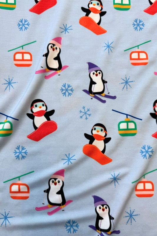 Polar Penguins Newborn Bow - BIG FRENCHIES