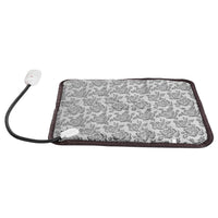 1Pc Pet Heating Pad Dog Cat Electric Heating Mat Waterproof Adjustable Warming Blanket With Chew Resistant Steel Cord Ca
