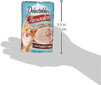 Hartz Delectables Chowder Lickable Wet Cat Treats for Kitten, Adult & Senior Cats, Chicken & Tuna, 1.4 Ounce (Pack of 12)