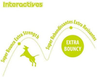 ALL FOR PAWS Interactive Super Bounce Tennis Balls Dog Toy, Pet Safe Toys for Exercise and Training, 2.5 Inch Diameter (6 Pack)
