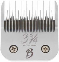 Detachable A Series 3 3/4 Skip Tooth Blades for Dog Grooming Cut Length 1/2" - 13mm -Skip Tooth Japanese Carbonized Steel Skip Tooth Clipper Blades Compatible A5 Series(3 3/4SK)