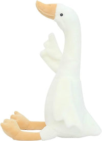 CHELEI2019 white swan stuffed animal, 15.7 inch goose plush with embroidered details - view 2