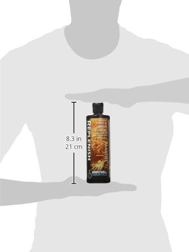 Brightwell Aquatics Rēplenish – Premium Trace & Minor Element Supplement for Marine Aquariums, Supports Healthy Fish, Corals, and Invertebrates, 500 ml