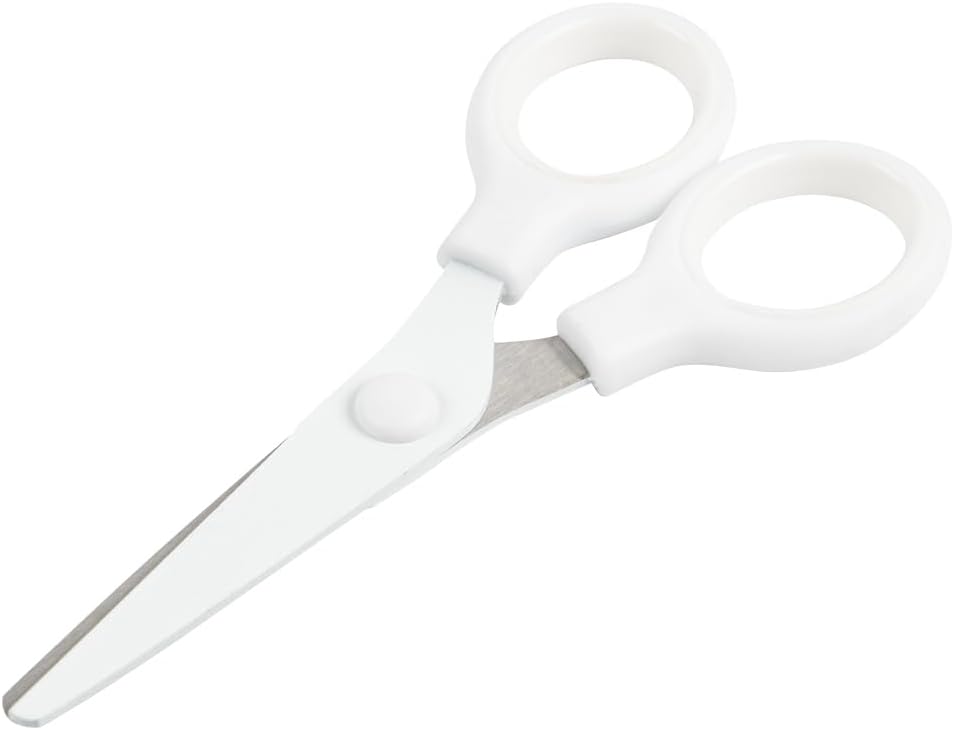 JAM PAPER Multi-Purpose Precision Scissors - Mini (5 Inch) / White - image 4