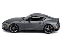Toyota GR Supra Gray Metallic "Special Edition" Series 1/24 Diecast Model Car by Maisto