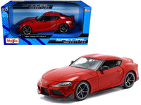 Toyota GR Supra Red "Special Edition" Series 1/24 Diecast Model Car by Maisto