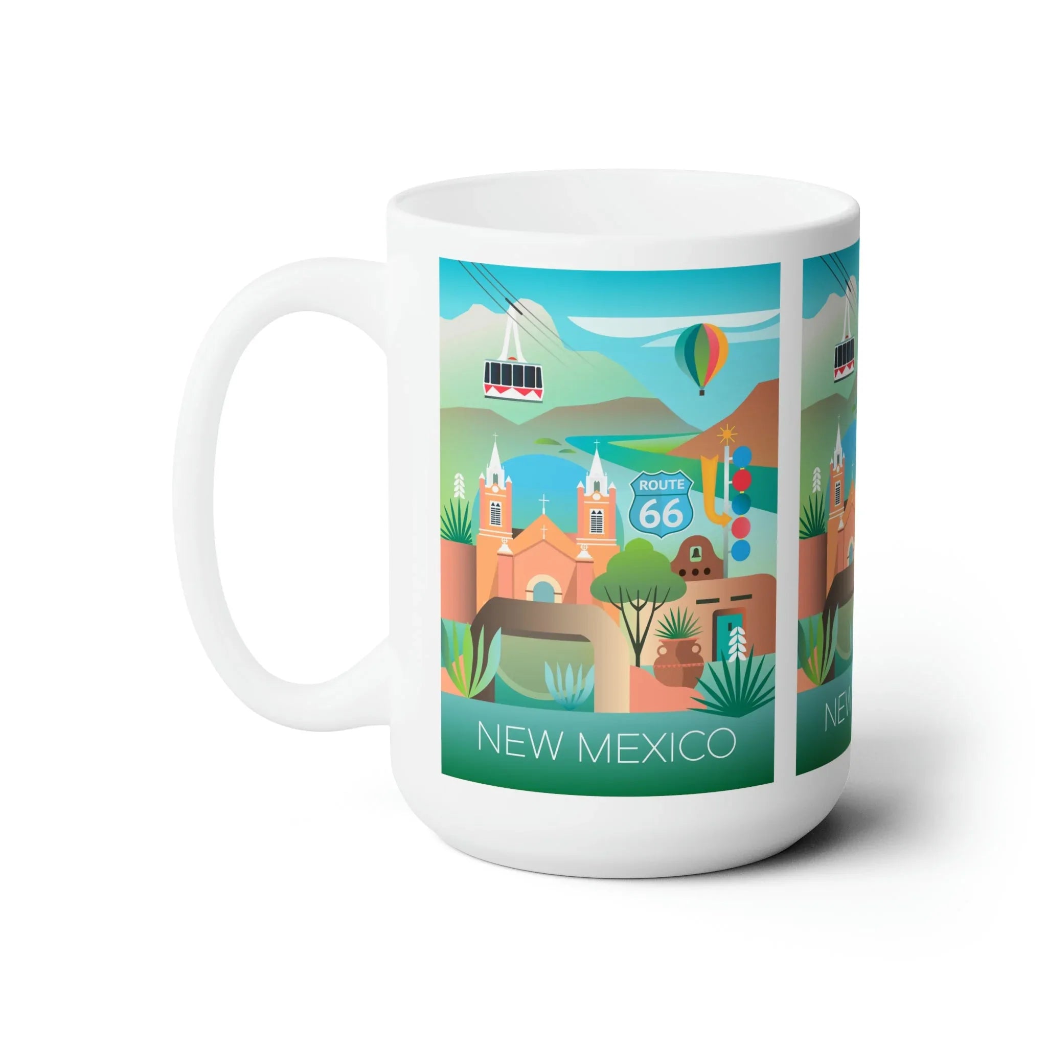 New Mexico Ceramic Mug 11oz or 15oz - BIG FRENCHIES