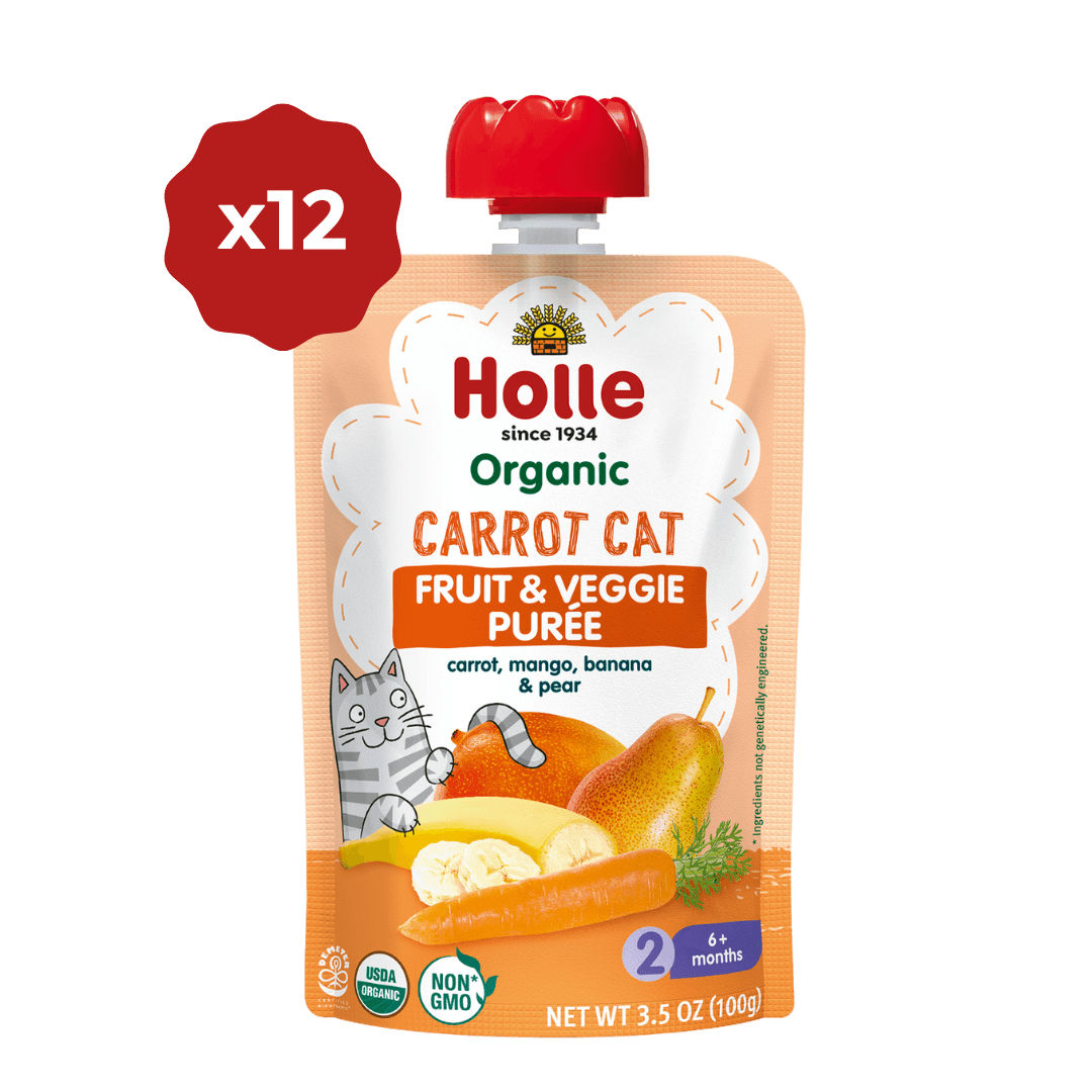 Organic Fruit & Veggie Purée - Carrot Cat