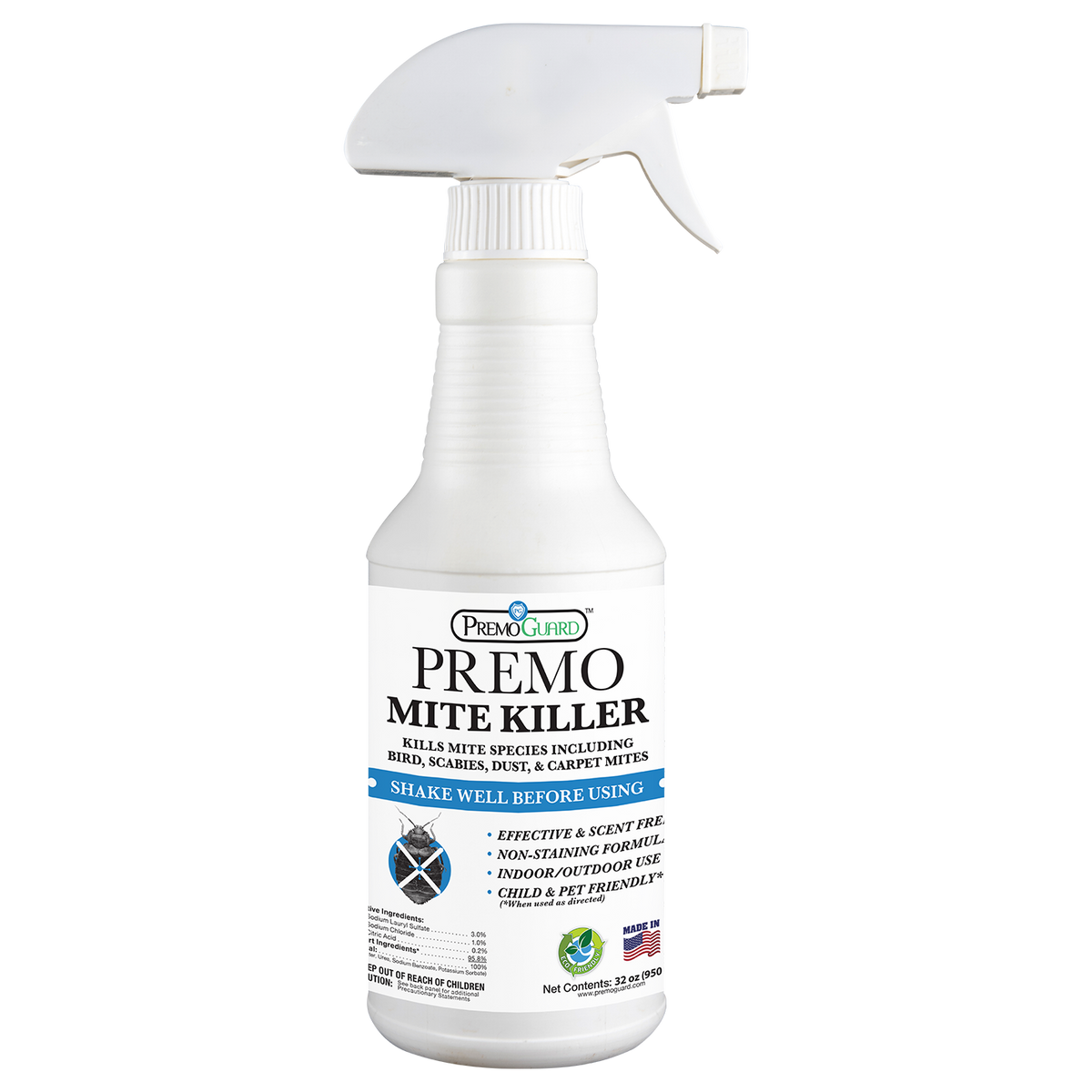 Mite Killer Spray | Natural & Non-Toxic | Premo Guard