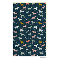Dog Silhouettes Pet Drying Towel
