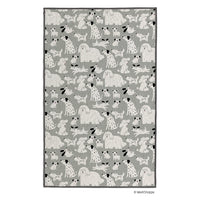 Gray & Black Dogs Pet Drying Towel