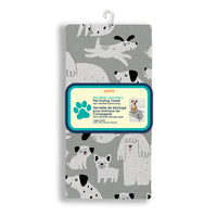 Gray & Black Dogs Pet Drying Towel