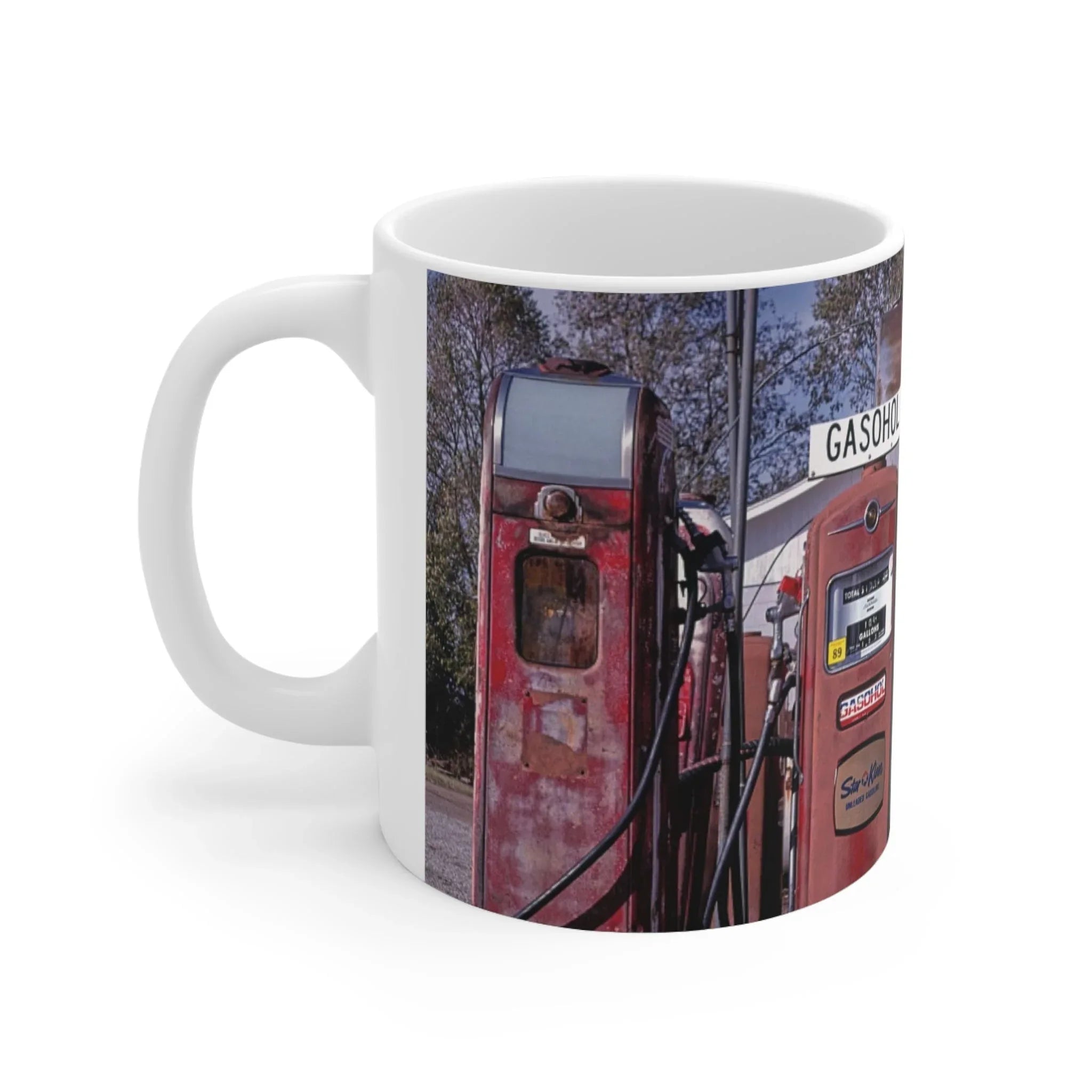 ROADSIDE MUGS - Gas Pumps Ceramic Mug 11oz - BIG FRENCHIES