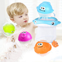 Kids Bath Toys Wall Suction Cup Marble Race Run Track Bathroom Bathtub Baby Play Water Games Toy Kit for Children