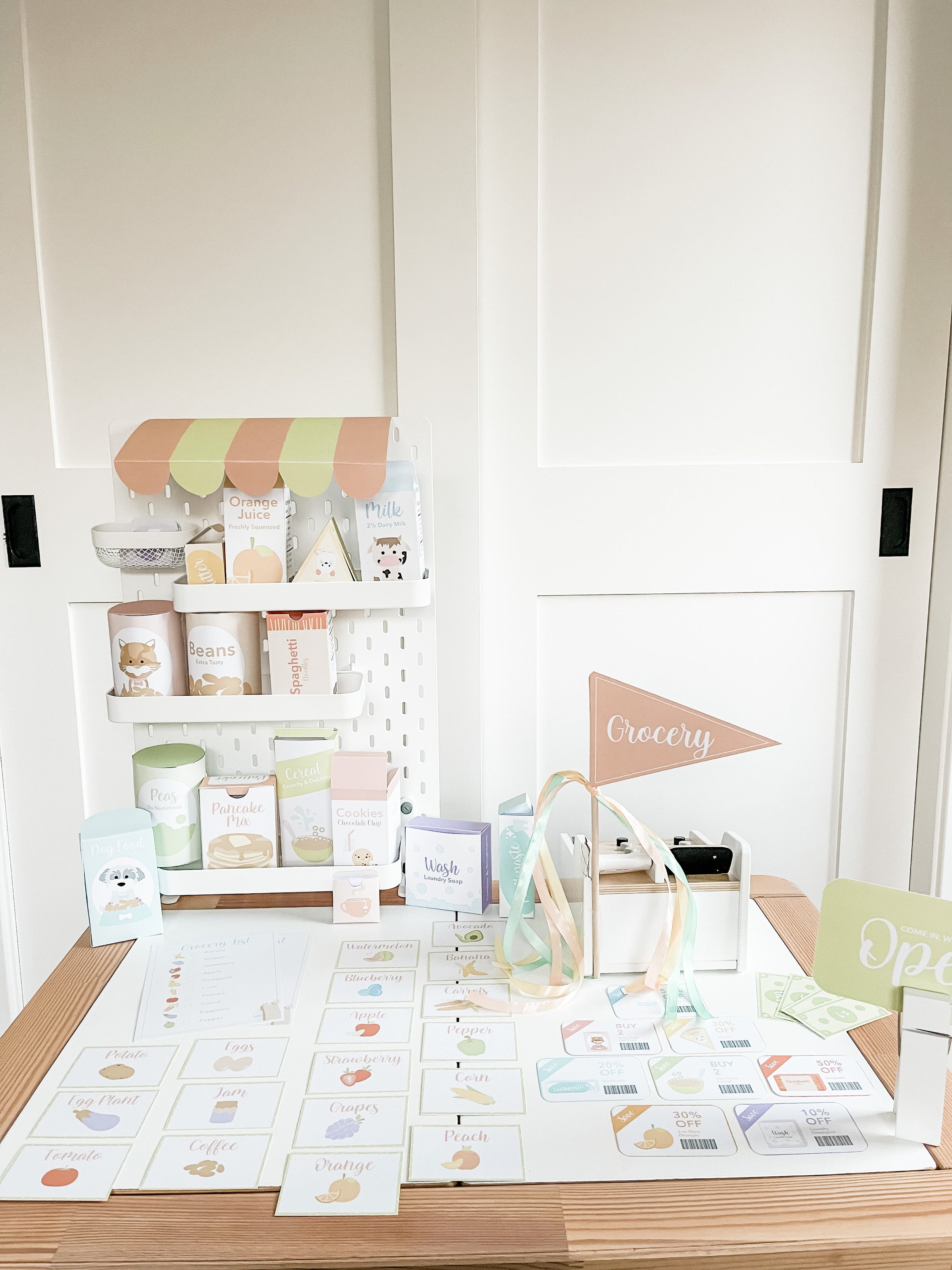 Grocery Store Play Food Printable Dramatic Play