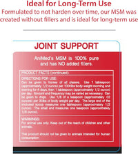 AniMed Pure MSM Horse Joint Supplement Horse Care Support USA Made 16 oz.