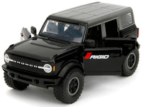 2021 Ford Bronco Badlands Black "Rigid" with Extra Wheels "Just Trucks" Series 1/24 Diecast Model Car by Jada
