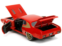 NEW 1972 Plymouth GTX Red with Gold Graphics "Bigtime Muscle" Series 1/24 Diecast Model Car by Jada (Copy)