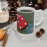 ROADSIDE MUGS - Golf Dice Ceramic Mug 11oz - BIG FRENCHIES