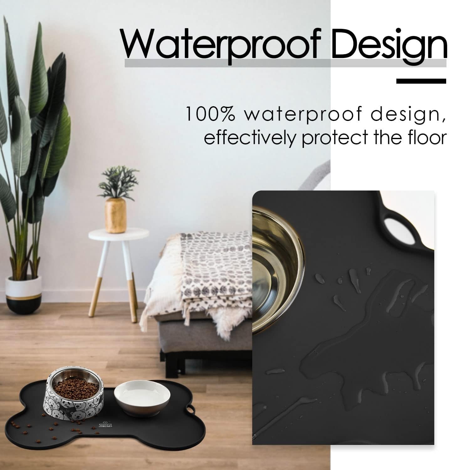 Silicone Non Spill Cat Feeding Mat Puppy Placemat Waterproof - BIG FRENCHIES