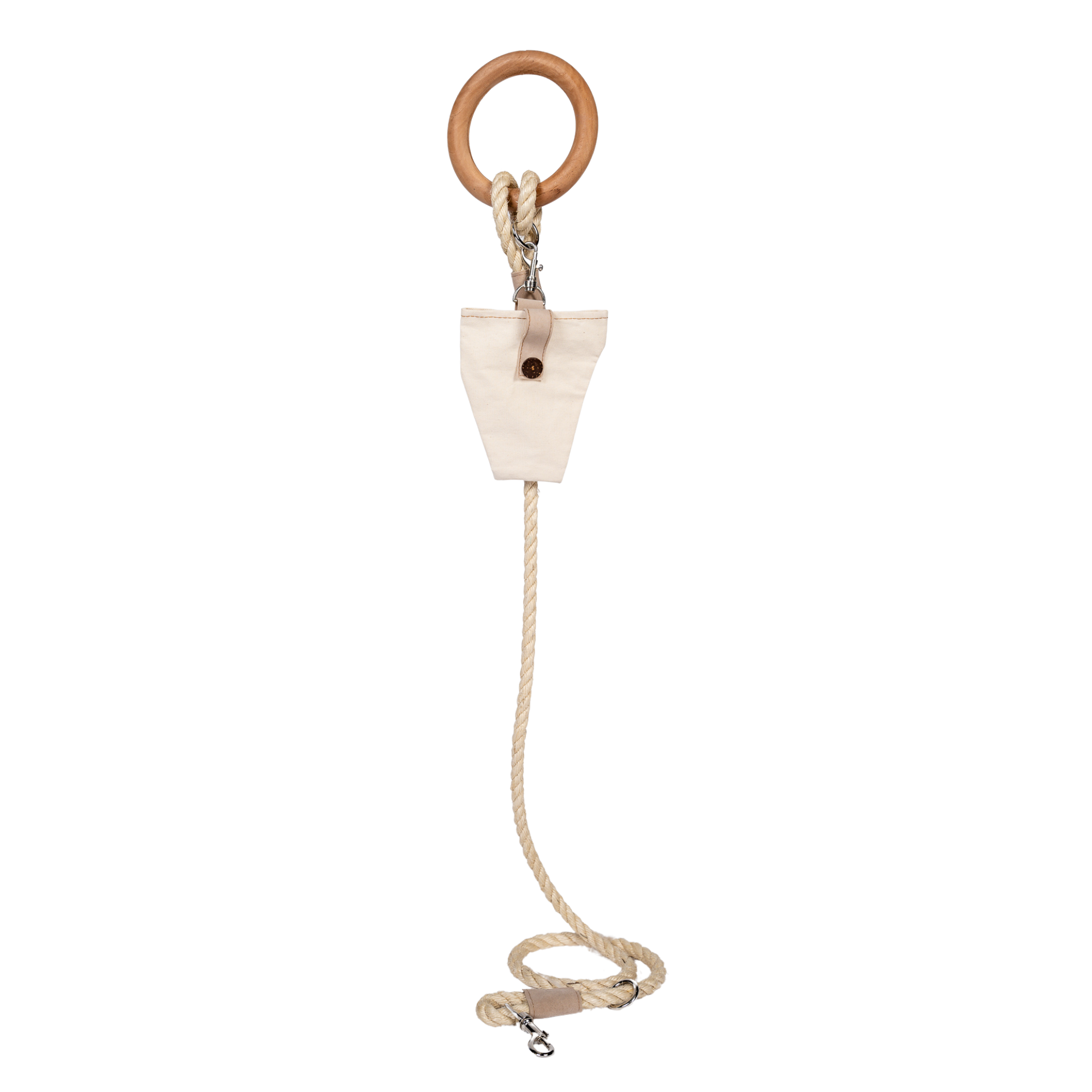 Country Living Carbon Neutral Dog Leash with Small Storage Bag - BIG FRENCHIES