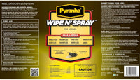 Pyranha Wipe N Spray Fly Repellent for Horses 32 oz. Long-Lasting Insect Control
