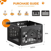 Plastic Dog With Movable Enclosure, Suitable For Small And Medium-sized Dogs, Cats And Rabbits.