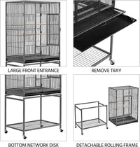 54-Inch Wrought Iron Standing for Large Parrot - BIG FRENCHIES