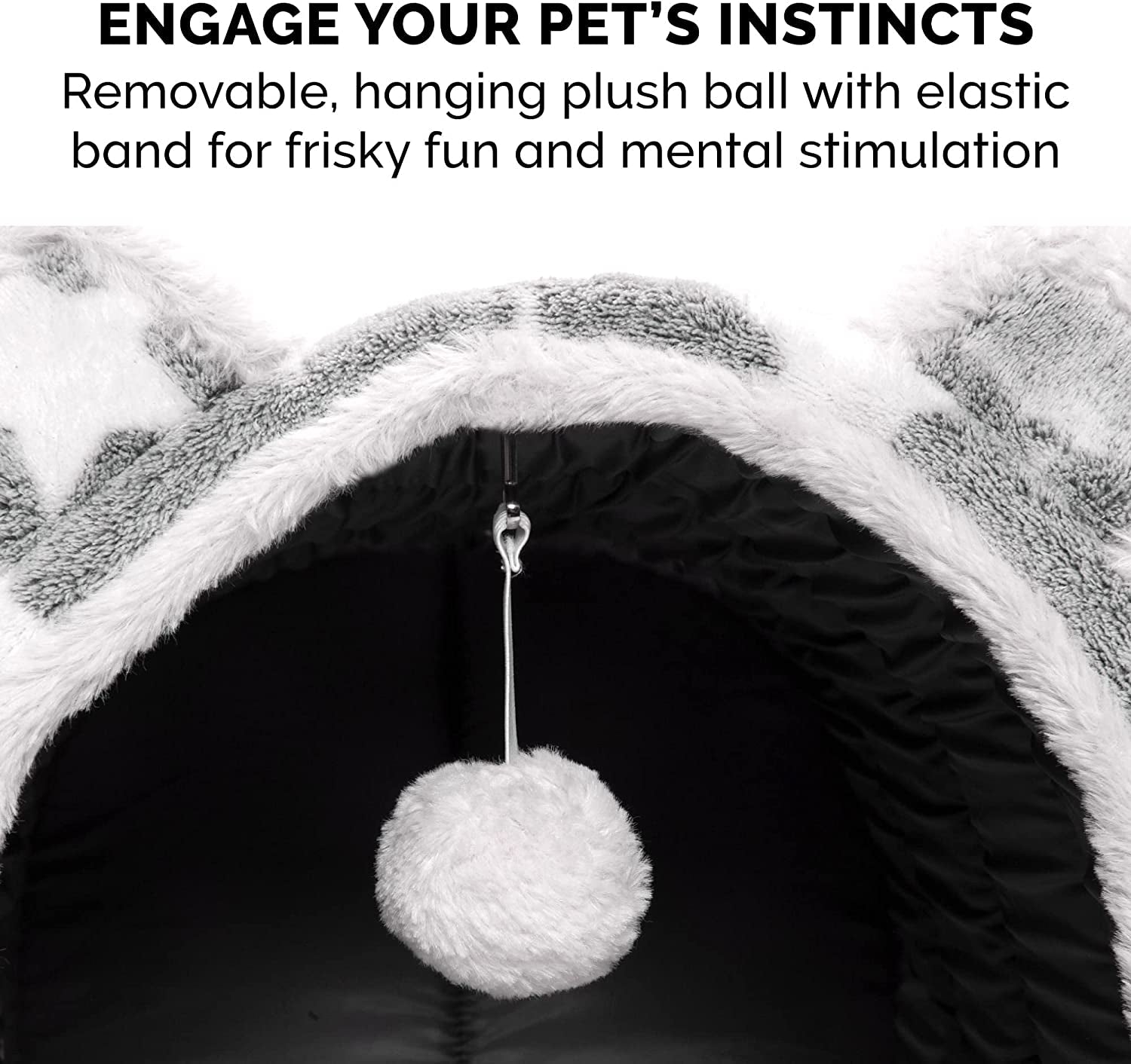 Washable Bed Cave for Indoor Cats & Small Dogs - BIG FRENCHIES
