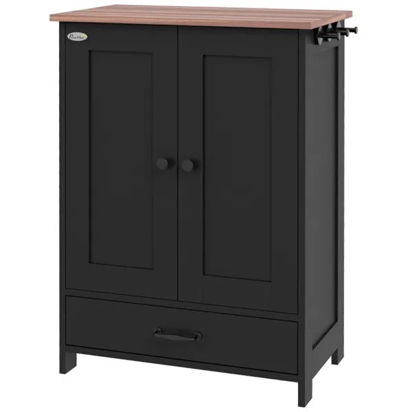 Dog Food Storage Cabinet-Black