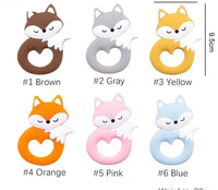 New Sets Baby Silicone Teether Rodent Silicone Animal Fox Teeth Chew Children Goods - BIG FRENCHIES