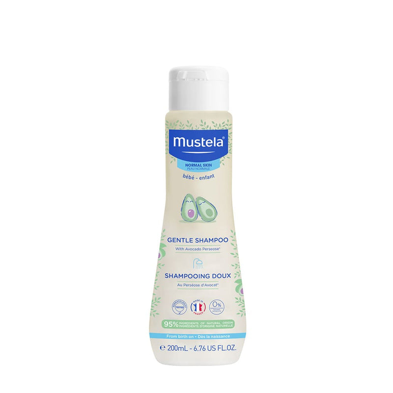 Mustela Gentle Shampoo 200ml 6.8oz – Tear-Free Daily Care for Baby’s Hair and Scalp