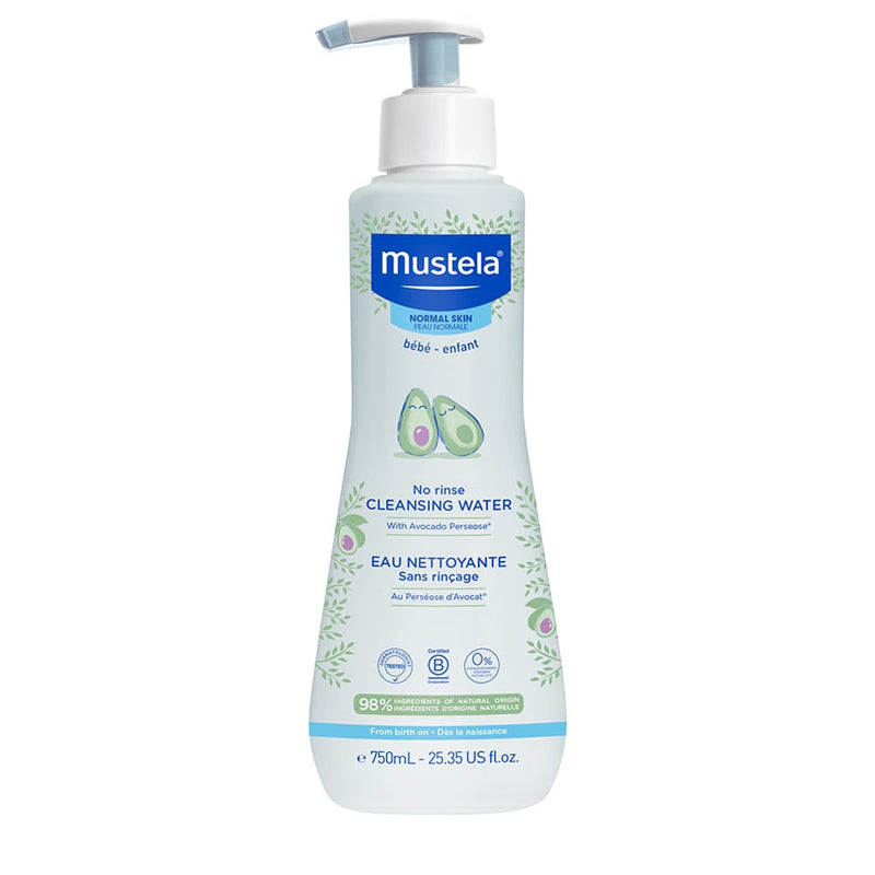Mustela No-Rinse Cleansing Water Bonus Size Jumbo, 750mL (25.4oz)