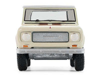 1967 International Scout 800 Sportop Cream with Brown Stripes and White Top "All Terrain" Series 17 1/64 Diecast Model Car by Greenlight