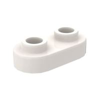 1×2 Rounded Plate w/ Open Stud – Pack of 10 – LEGO® Compatible – Choose Color - BIG FRENCHIES