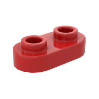 1×2 Rounded Plate w/ Open Stud – Pack of 10 – LEGO® Compatible – Choose Color - BIG FRENCHIES