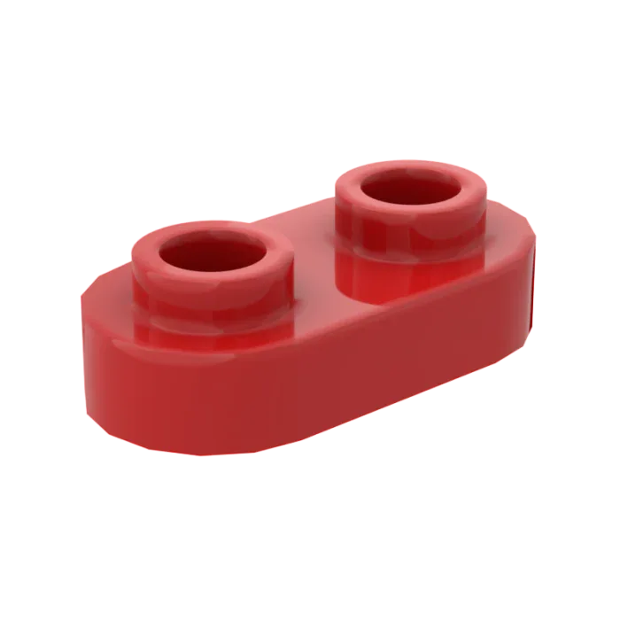 1×2 Rounded Plate w/ Open Stud – Pack of 10 – LEGO® Compatible – Choose Color - BIG FRENCHIES