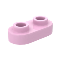 1×2 Rounded Plate w/ Open Stud – Pack of 10 – LEGO® Compatible – Choose Color - BIG FRENCHIES