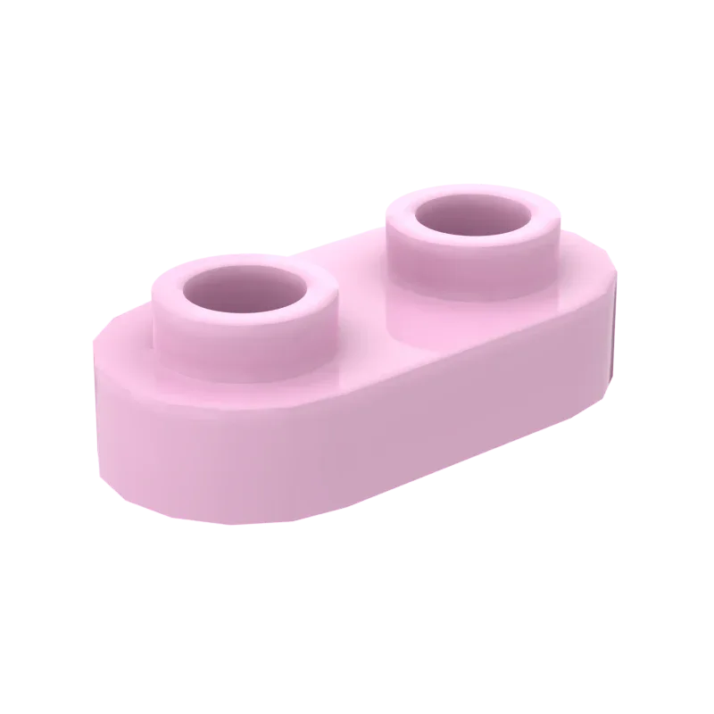 1×2 Rounded Plate w/ Open Stud – Pack of 10 – LEGO® Compatible – Choose Color - BIG FRENCHIES