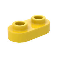 1×2 Rounded Plate w/ Open Stud – Pack of 10 – LEGO® Compatible – Choose Color - BIG FRENCHIES