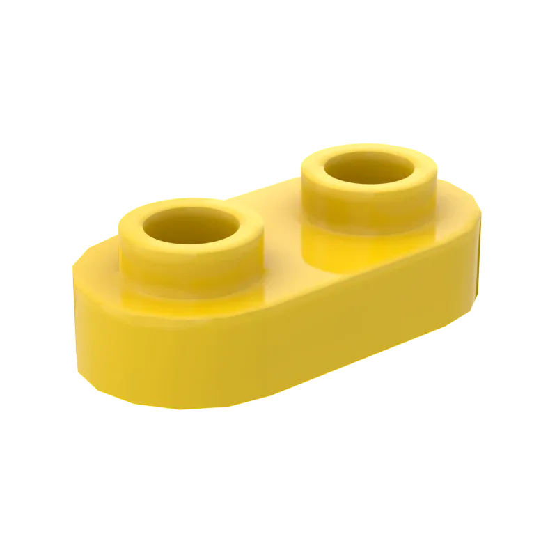1×2 Rounded Plate w/ Open Stud – Pack of 10 – LEGO® Compatible – Choose Color - BIG FRENCHIES