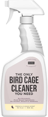 Bird Cage Cleaner Bird Poop Remover Natural Enzyme Spray USA Made