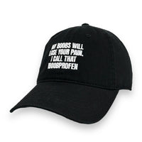 My Boobs Will Ease Your Pain IBOOBPROFEN HAT Custom Embroidered