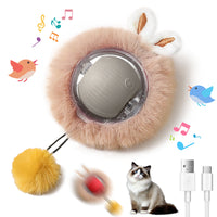 Interactive Toys Ball For Cats, Dog,Agile Moving Cat Ball ,Motion Activated Automatic Moving Ball With Lights,with Fluff