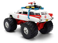 1959 Cadillac Ambulance Ecto-1 "Ghostbusters" (1984) Movie Monster Truck Version "Hollywood Rides" Series 1/24 Diecast Model Car by Jada