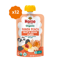 Organic Panda Peach - Fruit & Grain Purée