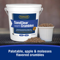 Farnam SandClear Psyllium Crumbles for Horses Digestive Support Sand Colic Risk 3lbs.