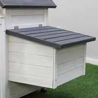 Chicken Coop Wooden Chicken House Rabbit Hutch Poultry Cage Hen Pen With Nesting Box, Ramp, Run
