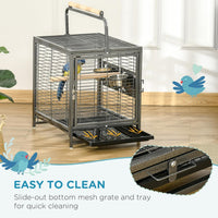 18" Heavy Duty Iron Travel Bird Cage Carrier - BIG FRENCHIES